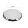 Alipis Counter Stool Seats Circle Chair 2pcs Stainless Steel Stool Chair Accessories Replacement view 2