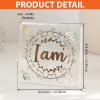 Personalized religious gifts for women christian plaque, Christian gifts for women flower plaque, Bible verse gifts, Christian inspirational gifts, Inspirational birthday gifts for mom gift/7 view 4