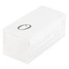 Luxenap 15.8 X 7.9 Inch Linen-Feel Guest Towels, 2000 Lettered Hand Towels - Silver Letter 'O', Cursive Font, White Paper Dinner Napkins, airlaid, For Restrooms And Tables - Restaurantware view 1