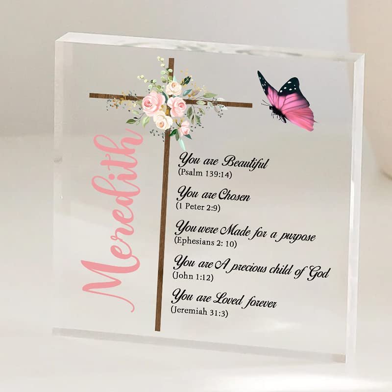 Personalized christian gifts for women plaques, Bible verse gifts, Religious gifts for women christian, Christian inspirational gifts, Inspirational birthday gifts for women, christian decor Gift/1