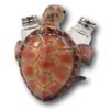 1 Set Of Slowly Seasoned Ocean Sea Turtle Salt Pepper Shakers Holder Figurine view 3