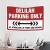 gaeruite Stuff For Your Room Delilah Parking Only Tapestry Bar Accessories For Man Cave Tapestries (Size : 75X100CM) view 2
