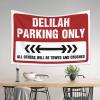 gaeruite Stuff For Your Room Delilah Parking Only Tapestry Bar Accessories For Man Cave Tapestries (Size : 75X100CM) view 3