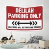 gaeruite Stuff For Your Room Delilah Parking Only Tapestry Bar Accessories For Man Cave Tapestries (Size : 75X100CM) view 4