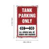 gaeruite Funny Sogns Tank Parking Only Tapestry Wall Tapestry For Bedroom Wall Tapestry (Size : 75X100CM) view 4