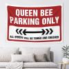 gaeruite Man Cave Accessories And Decor Queen Bee Parking Only Tapestry Things For Boys Room Man Cave Decorations (Size : 75X100CM) view 1