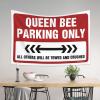 gaeruite Man Cave Accessories And Decor Queen Bee Parking Only Tapestry Things For Boys Room Man Cave Decorations (Size : 75X100CM) view 3