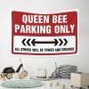 gaeruite Man Cave Accessories And Decor Queen Bee Parking Only Tapestry Things For Boys Room Man Cave Decorations (Size : 75X100CM) view 4
