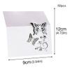 Surakey Table Cards 50PCS Place Card Name Cards Butterfly Paper Card Hollow Out Dinner Wedding Decoration Holiday Celebration Desk Setting Invitation, 4.72 x3.54x0.59inch (Dark Blue) view 2