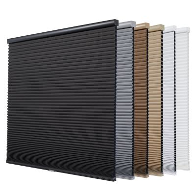 Persilux Custom Blackout Blinds for Windows Cellular Cordless Shades, Accordion Honeycomb Window Blinds, Window Shades for Home, Bottom Up Thermal Insulated Cellular Blinds (32.5" W x 48" H, Beige)
