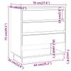 AAGAZA Side Cabinet, Sideboard Sturdy Tabletop 1 Compartment for Home view 3