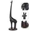 UPKOCH Giraffe Paper Towel Holder Stand Decorative and Functional Tissue Roll Organizer for Kitchen and Bathroom Space-Saving Design Cute Animal Shape Home Decor view 3