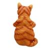 1 Set Of Orange Tabby Cat Hugging Spice Salt Pepper Shakers Holder 8.25"H view 3