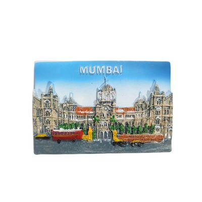 Mumbai India 3D Fridge Magnet Souvenir Gift,Resin Handmade Mumbai Refrigerator Magnet Home & Kitchen Decoration Collection