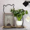 Creative Animal Type Wall Hanging Iron Shelf Storage Rack Home Kitchen Organizer view 2