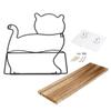 Creative Animal Type Wall Hanging Iron Shelf Storage Rack Home Kitchen Organizer view 3