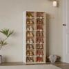ANTBOX Shoe Organizer Storage Box, Portable Folding Shoe Rack For Closet With Magnetic Clear Door,Large Sneaker Cabinet Bins Sturdy Easy Assembly 8 Layers-16 Grids view 2