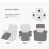 1/2/3 Seater Stretch Recliner Sofa Cover Jacquard Recliner Sofa Cover Thicken Spandex Sofa Cover with Elastic Bottom Furniture Protector Jacquard Highly Elastic Washable Anti-Slip Four Seasons ( Color view 3