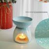Essential Oil Burner, Ceramic Aromatherapy Diffuser with Tealight Candle Holder, Home Decor & Therapy Oil Diffuser for Living Room, Bedroom, Kitchen view 4