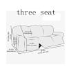 1/2/3 Seater Stretch Recliner Sofa Cover Jacquard Recliner Sofa Cover Thicken Spandex Sofa Cover with Elastic Bottom Furniture Protector Jacquard Highly Elastic Washable Anti-Slip Four Seasons ( Color view 2