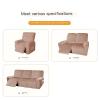 1/2/3 Seater Stretch Recliner Sofa Cover Jacquard Recliner Sofa Cover Thicken Spandex Sofa Cover with Elastic Bottom Furniture Protector Jacquard Highly Elastic Washable Anti-Slip Four Seasons ( Color view 4