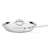 All-Clad D3 Stainless Cookware, 12-inch Fry Pan with Lid, Tri-ply Stainless Steel, Professional Grade, Silver, Model: 41126 & 00942 Stainless steel/Aluminium Cookware Cleaner and Polish, 12-Ounce view 2