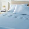 AHJ Beddings Comforter Set 7 Piece Bed in a Bag with 500GSM Comforter and 19 inch Deep Pocket Sheet Set - 600 Thread Counts, 100% Egyptian Cotton - Full Size, Sky Blue Solid view 4