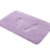 YHF Bathroom Runner Rugs 17" X 59", Extra Thick & Soft Microfiber Shaggy, Machine Washable Bath Mats, Absorbent Bath Rugs, Non-slip Rubber Backing Bath Mat for Bathroom Floor, Tub and Shower, Lavender view 2