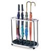Fodalob Silver Umbrella Stand with Universal Wheel, Engineering Plastic Large Capacity Umbrella Bucket for Sticks and Folding Umbrellas, Commercial Freestanding Umbrella Holder (Size : 12 Holes) view 1