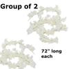 Factory Direct Craft Cream Artificial Cherry Blossom Garlands 2 Cherry Blossom Garlands for Spring Decorating and Summer Displays (72 Inches Long Each) view 2