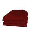 AHJ Beddings Comforter Set 7 Piece Bed in a Bag with 500GSM Comforter and 26 inch Deep Pocket Sheet Set - 600 Thread Counts, 100% Egyptian Cotton - Queen Size, Burgundy Solid view 3