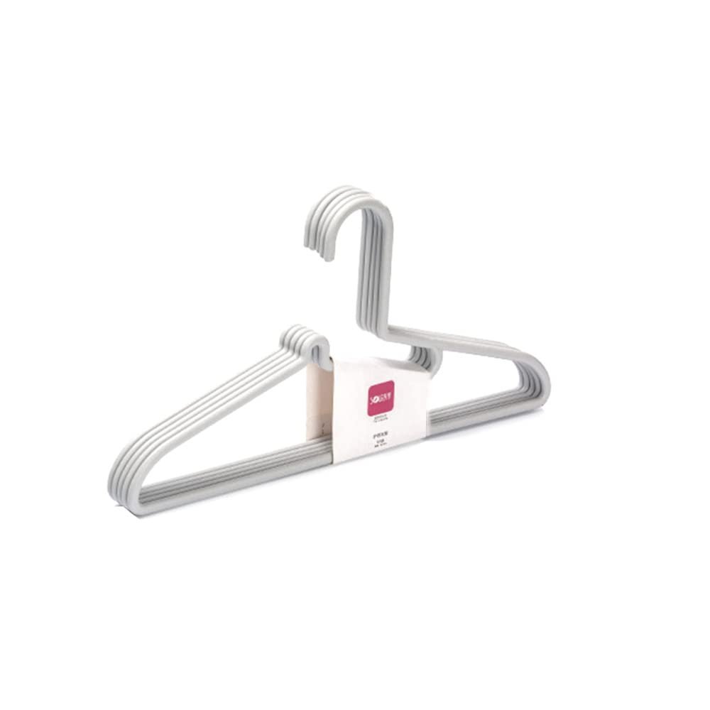 10pcs Plastic Clothes Hanger Anti-Slip Heavy Duty Laundry Rack for Wardrobe Closet 10pcs Plastic Hangers for Pants Trousers Plastic Traceless Hanging Rack