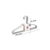 10pcs Plastic Clothes Hanger Anti-Slip Heavy Duty Laundry Rack for Wardrobe Closet 10pcs Plastic Hangers for Pants Trousers Plastic Traceless Hanging Rack view 2
