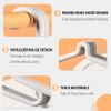 10pcs Plastic Clothes Hanger Anti-Slip Heavy Duty Laundry Rack for Wardrobe Closet 10pcs Plastic Hangers for Pants Trousers Plastic Traceless Hanging Rack view 4