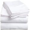 AHJ Beddings Comforter Set 7 Piece Bed in a Bag with 500GSM Comforter and 20 inch Deep Pocket Sheet Set - 600 Thread Counts, 100% Egyptian Cotton - Queen Size, White Solid view 4