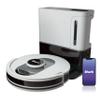 Shark AV2511AE/AV251WA AI Ultra Robot Vacuum, with Matrix Clean, Home Mapping, 60-Day Capacity Bagless Self Empty Base, Perfect for Pet Hair, Wifi, Compatible with Alexa, Black/Silver (Renewed) view 1