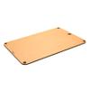 Cuisipro Fibre Wood Cutting Board with Silicone Feet, 12 x 9 x 0.25inch,Natural/Slate view 3