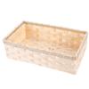 COLLBATH Rectangle Storage Basket Bamboo Storage Basket Lid Fruit Basket Cover for Bread view 1