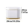 DYPASA Wastepaper Basket Smart Sensor Trash Can Desk Small Lovely Mini Light Luxury Wind Mini Basket Bucket Small Garbage Can4L Garbage Can view 2