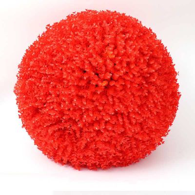 Artificial Plant Topiary Ball Outdoor 16inch, Round Artificial Plant Topiary Ball, Not Easy Fall Off Artificial Plant Ball for Home Party &Weddings Display Decor Props
