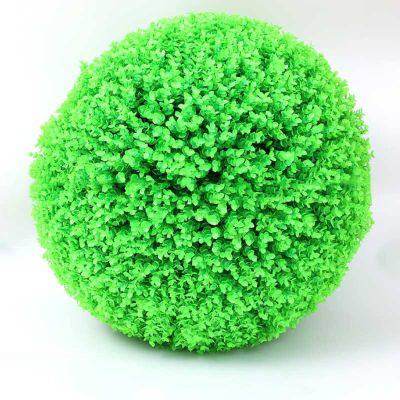Artificial Plant Topiary Ball Outdoor 24inch, Round Artificial Plant Topiary Ball, Not Easy Fall Off Artificial Plant Ball for Home Party &Weddings Display Decor Props