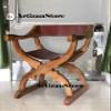 ARTIZANSTORE Antique Medieval Savonarola Arm Chair Home and Office Decor Wooden Furniture view 3