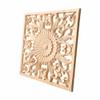 Wood Carved Corner Onlay Applique Unpainted Frame Cupboard Cabinet Decal for Home Furniture Decoration,F5,14 view 3