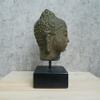 Buddha Head Statue on Stand, Stone Handcarved Sculpture, Book End Home Decor, Housewelcoming Party Gift Idea, Balinese Handmade Craft view 4