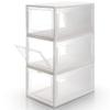 Climate Shoe Storage Box,Shoe Box Clear Plastic Stackable, with Clear Door,Shoe Organizer and Sneaker Display (White) view 1