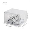 Climate Shoe Storage Box,Shoe Box Clear Plastic Stackable, with Clear Door,Shoe Organizer and Sneaker Display (White) view 2