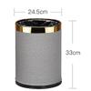 TATSEN Large Stainless Steel Trash Can Living Room Bathroom Kitchen Trash Can Creative Trash Can view 2