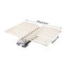 Adjustable Clothing Organizer Holder - Sliding Wardrobe Closet Rod, 22 Arms Extendable Pants Holder Steel Sliding Pants Hanger Bar For Closet Organizers, Jeans Clothes Trousers Rack ( Color : Beige ) view 2