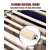 Adjustable Clothing Organizer Holder - Sliding Wardrobe Closet Rod, 22 Arms Extendable Pants Holder Steel Sliding Pants Hanger Bar For Closet Organizers, Jeans Clothes Trousers Rack ( Color : Beige ) view 3