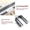 Adjustable Clothing Organizer Holder - Sliding Wardrobe Closet Rod, 22 Arms Extendable Pants Holder Steel Sliding Pants Hanger Bar For Closet Organizers, Jeans Clothes Trousers Rack ( Color : Beige ) view 4